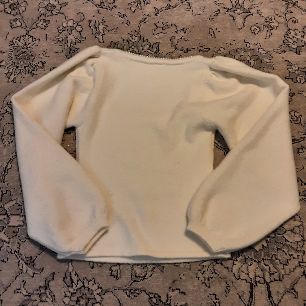 Astr Cream Puff Sleeve Sweater - Picture 5 of 5
